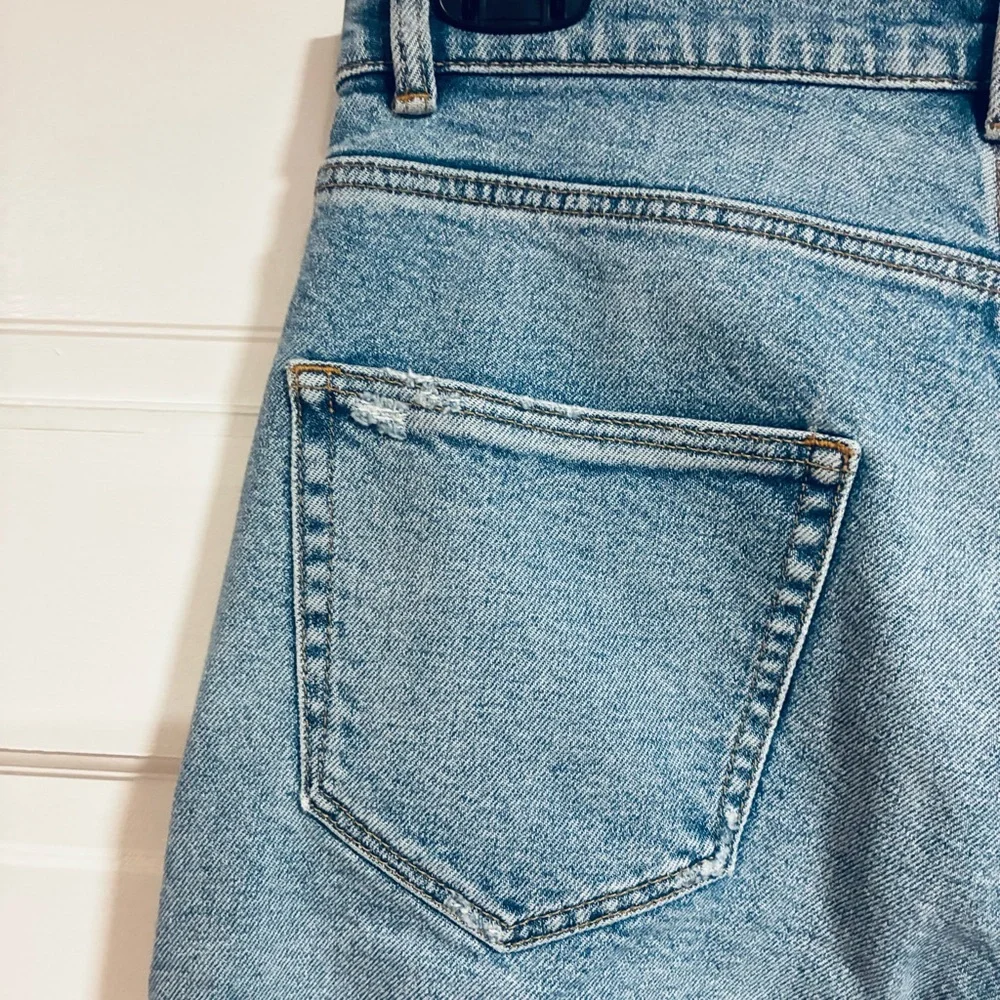 La vie Rebecca Tylor Patchwork Jeans Women Size 25 Straight‎ Leg Hight Waist